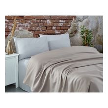 Komfort Home Kahve Çift Kişilik Ranforce %100 Pamuk Pike Sütlü