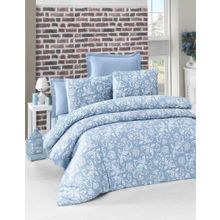 Komfort Home Tek Kişilik Exclusive Deluxe Saten Blue Nevresim Takımı