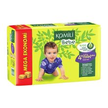 Komili Bebe No:4+ Maxi Plus 36 Adet Bebek Bezi