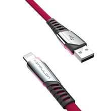 Konfulon DC17 1 mt 2.4 A Kırmızı iPhone Uyumlu Lightning Kablo