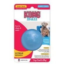 Kong 7.5 cm Mavi Pembe Medium Large Delikli Top Yavru Köpek Oyuncağı