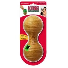 Kong Bamboo Feeder Medium Dambıl Şeklinde Köpekler için Ödül Maması Dağıtma Oyuncağı