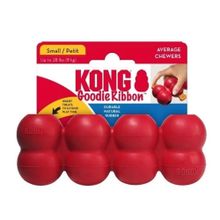 Kong Goodie Ribbon Kırmızı Medium Çoklu Top Şeklinde Köpek Oyuncağı