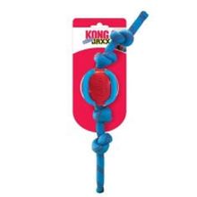Kong Jaxx Brights Medium Sandviç Şeklinde İp Uzantılı Köpek Oyuncağı