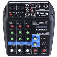 Konig K-200 4 Kanal Stüdyo Kayıt Deck Mikser