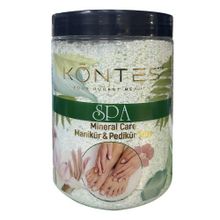 Kontes 500 gr Yeşil Spa Mineral Manikür Pedikür Tozu