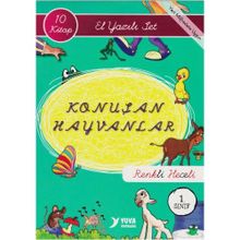 Konuşan Hayvanlar El Yazılı Renkli Heceli 1. Sınıf 10 Kitap Set - kollektif