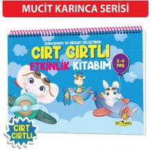 Konuşma ve Dikkati Geliştiren Cırt Cırtlı Etkinlik Kitabım 2-4 Yaş - Mucit Karınca Serisi