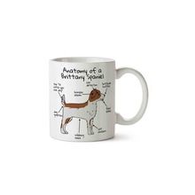Köpek Anatomisi Brittany Spaniel Anatomy Baskılı Kupa