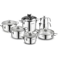 Korkmaz A1709 Alia 14 Parça Çelik Hiper Set