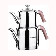 Korkmaz A189-01 Riva Rosa Gold Çaydanlık Takımı