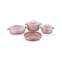 Korkmaz A2619 Linea Rose Gold 7 Parça Tencere Seti