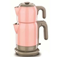 Korkmaz A369-02 Demtez Pembe-Gri Çay Makinesi