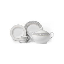 Korkmaz A8041Bianca Collection 86 Parça Yuvarlak Yemek Takımı