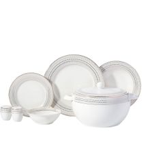 Korkmaz A8378 Perla Collection 60 Parça Yuvarlak Yemek Takımı
