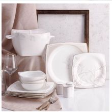 Korkmaz A8461 Bone Collection 60 Parça Kare Yemek Takımı