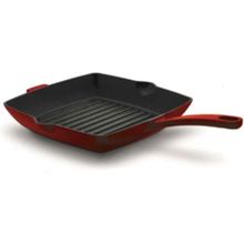 Korkmaz Casta 26x26 cm Kırmızı Kare Grill Döküm Tava
