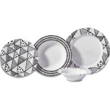 Korkmaz Natura Collection Yuvarlak 24 Parça Yemek Takım