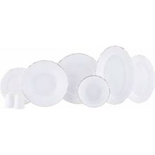 Korkmaz Vinta Collection 55 Parça Platin Yemek Takımı