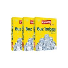 KOROPLAST Buz Torbası 196 Küp Buz 3 Paket
