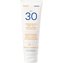 Korres Yoghurt Sunscreen SPF30+ 250 ml Yüz ve Vücut Güneş Kremi