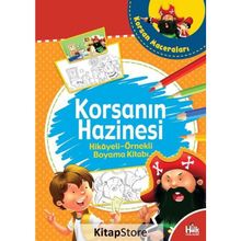 Korsanın Hazinesi-Hikayeli Örnekli Boyama Kitabı-Kolektif