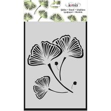 Kosida 20x30 cm Ginkgo Stencil