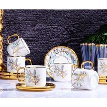 Kosova Bee Bird Beyaz Gold Fincan Takımı