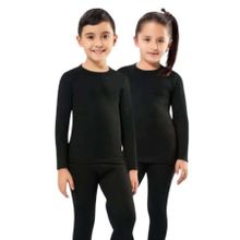 Kota 2005 Termal Fanila Siyah Unisex Çocuk İçlik