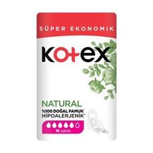 Kotex Natural Ultra Süper Ekonomik Paket Uzun 16'lı Ped