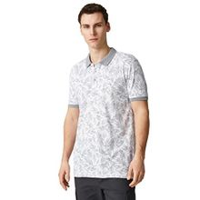Koton 0D0 Erkek Beyaz Desenli Polo Yaka Desenli Kısa Kollu T-shirt