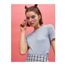 Koton 1YAL18211IK Bisiklet Yaka Kısa Kollu T-shirt