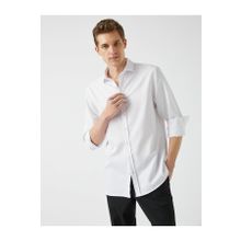 Koton 2SAM60118HW Slim Fit Basic Erkek Gömlek