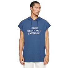 Koton 3SAM10065HK740 Orta İndigo Erkek T-Shirt