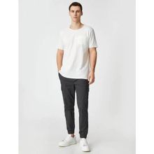 Koton 3SAM10281HK Ekru Erkek T-Shirt