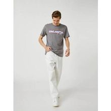 Koton 3SAM10608HK Gri Erkek T-Shirt