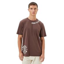 Koton 3SAM10815HK Kahverengi Erkek T-shirt