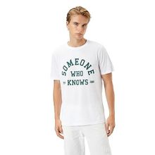 Koton 3SAM10856HK Beyaz Erkek T-shirt
