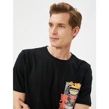 Koton 3SAM10862HK Siyah Erkek T-shirt
