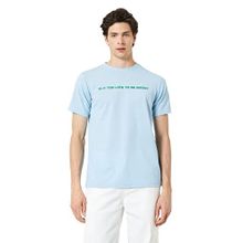 Koton 3SAM10995HK Mavi Erkek T-shirt