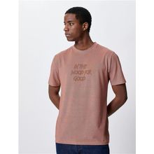 Koton 3SAM10996HK KM1 Kiremit Erkek O Yaka Kısa Kollu T-Shirt