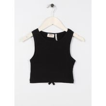 Koton 3SKG30023AK Siyah Kız Çocuk Atlet