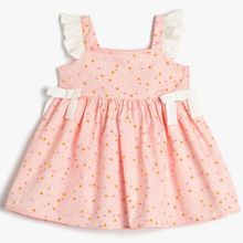 Koton 3SMG80032AW Pembe Kız Bebek Elbise