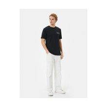 Koton 4SAM10058HK 999 Siyah Pamuk Jersey Kısa Kollu Erkek T-shirt