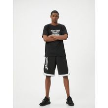 Koton 4SAM10118NK 999 Siyah Jersey Kısa Kollu Erkek T-shirt