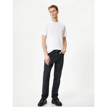Koton 4SAM10272HK Beyaz Erkek T-shirt