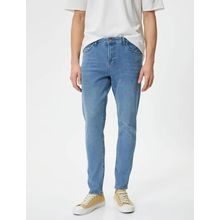 Koton 4SAM40001ND Açık İndigo Erkek Jean Pantolon