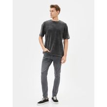Koton 4SAM40007ND Siyah Erkek Jean Pantolon