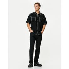 Koton 4SAM40045ND Siyah Erkek Jean Pantolon