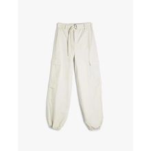 Koton 4SKG40070AD Gri Jean Kız Çocuk Pantolon